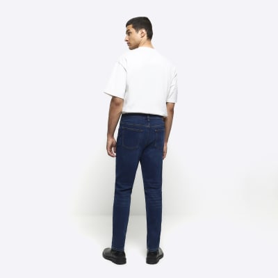 Dark blue slim fit jeans