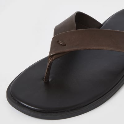 river island mens flip flops