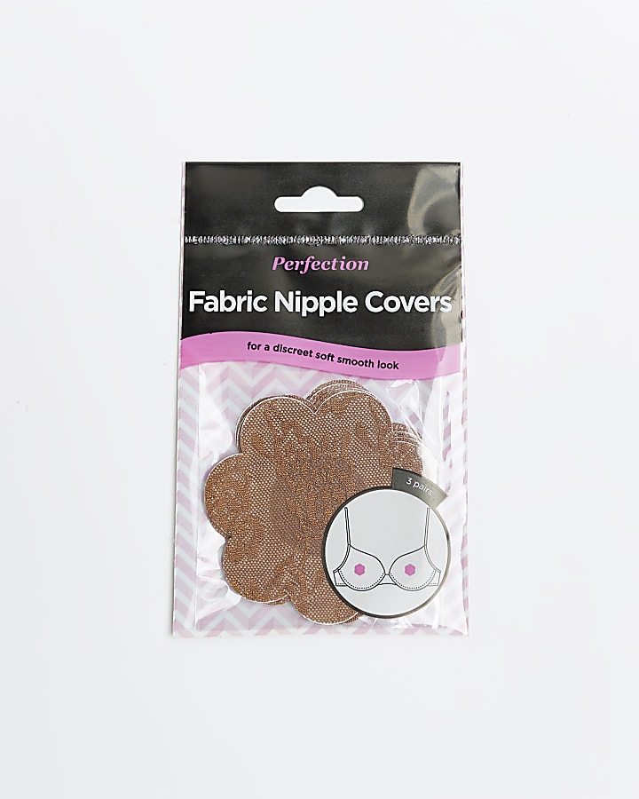 Dark brown nipple covers