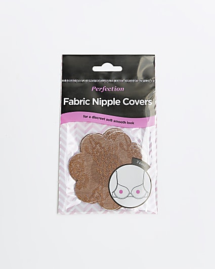 Dark brown nipple covers