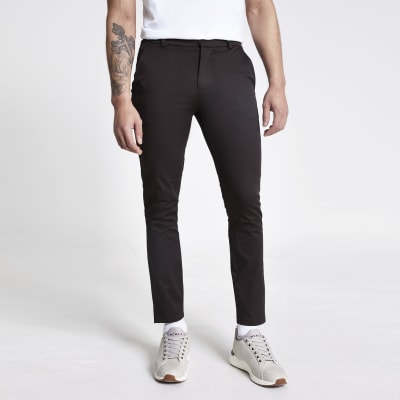 dark grey skinny chinos