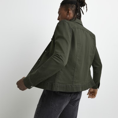 green denim shirt mens