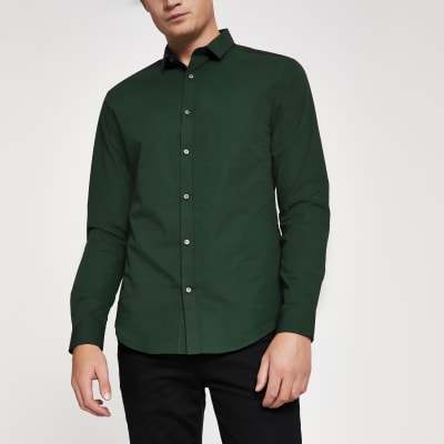 slim fit long sleeve shirts