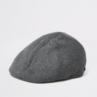 river island flat cap