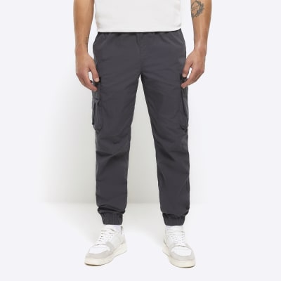 Regular Fit Cargo trousers - Dark grey - Men