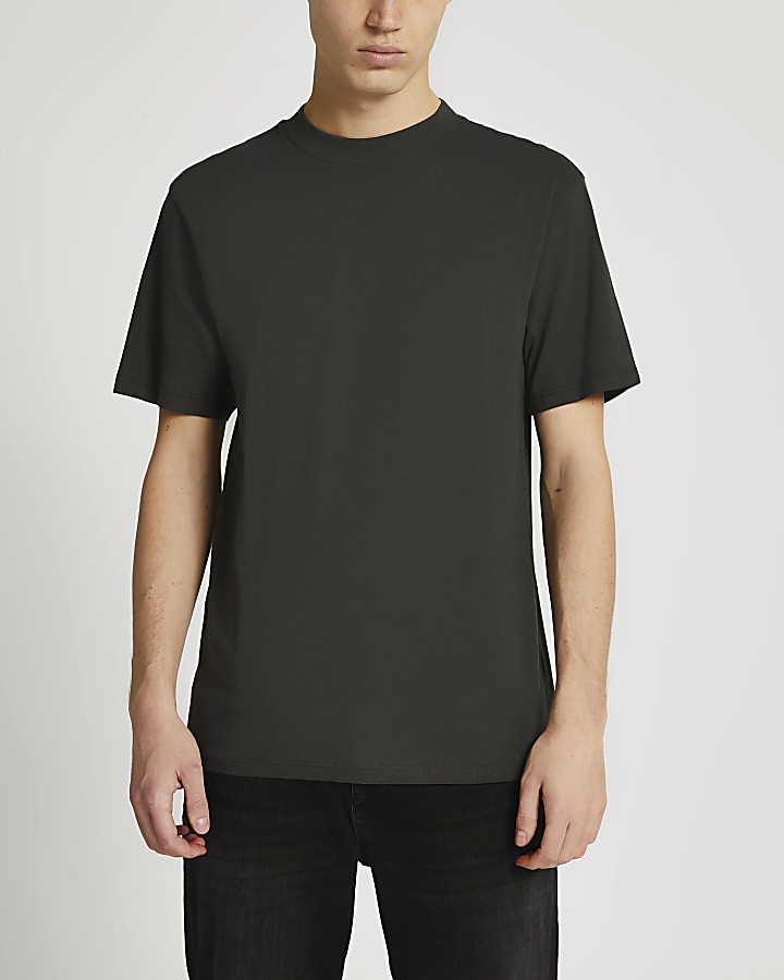 Dark grey regular fit t-shirt