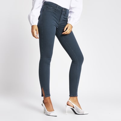 river island grey molly jeans