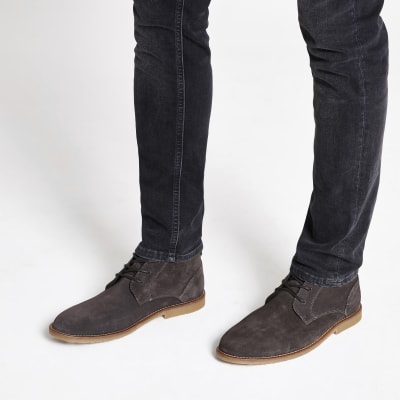 river island mens desert boots