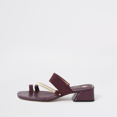 prolific tan toe ring sandals