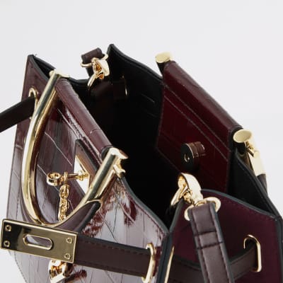 river island croc bag