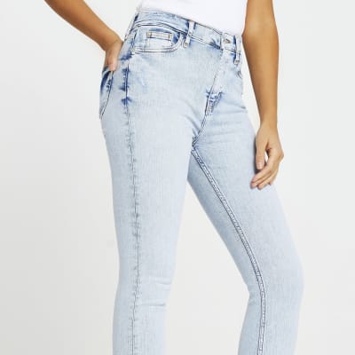 Denim High Rise Skinny Jeans River Island