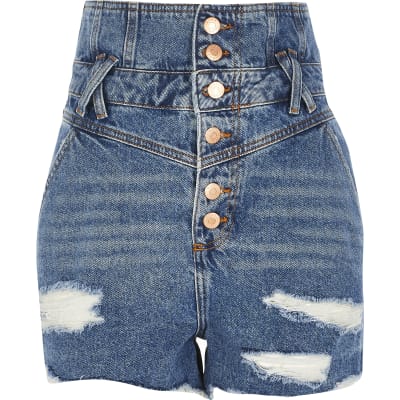 river island short jeans