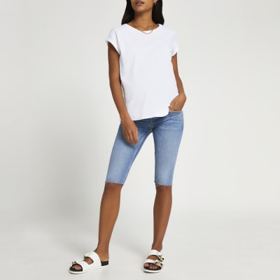 river island maternity shorts