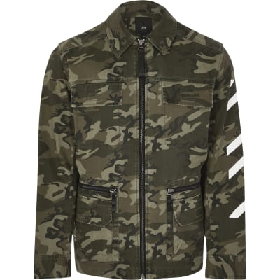 river island camouflage jacket