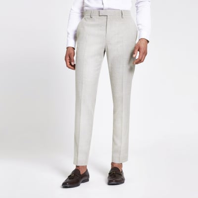 linen skinny trousers