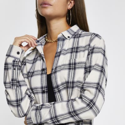 checked shirt womens river island