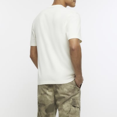 Ecru regular fit t-shirt