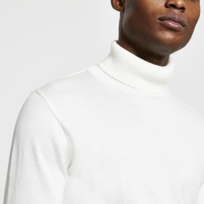 slim fit roll neck