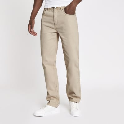 khaki jeans river island
