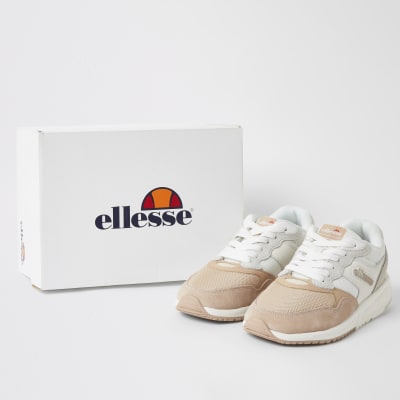Ellesse NYC84 pink lace-up trainers