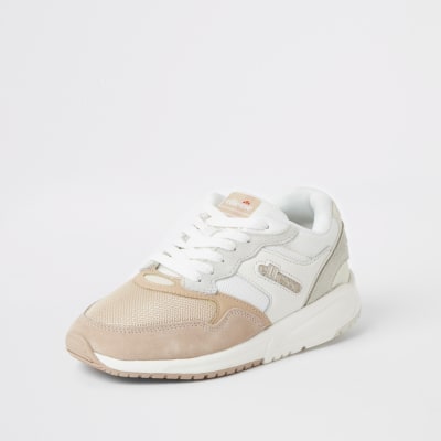 Ellesse NYC84 pink lace-up trainers