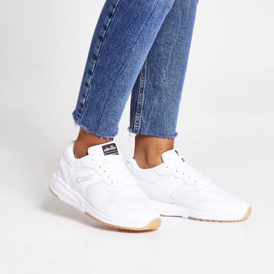 ellesse nyc trainers in triple white