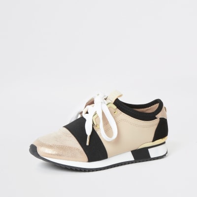 beige trainers
