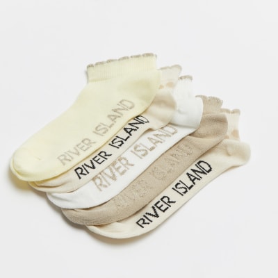 trainer socks with hearts on the back