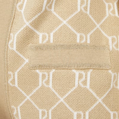 river island monogram cardigan