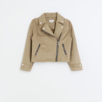 Haskett suede quilted hot sale biker jacket