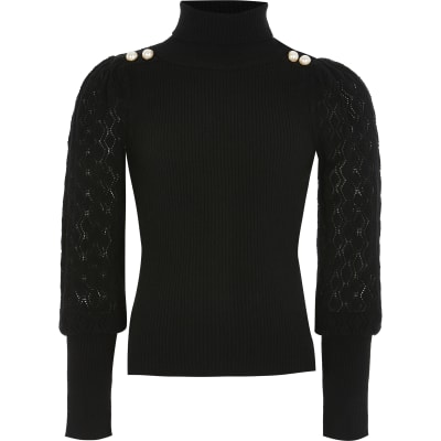 roll neck jumper baby girl