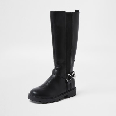 river island chain boots