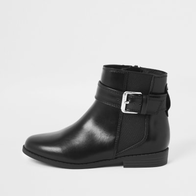 river island ladies black boots
