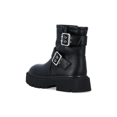 Girls cheap biker boots