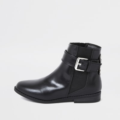 river island flat ankle boots