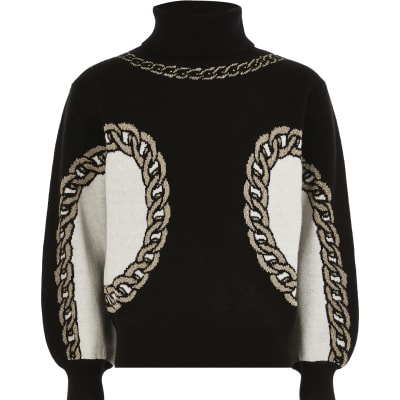 river island girls jumpers