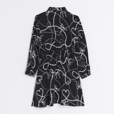 Chain print shop dress river island