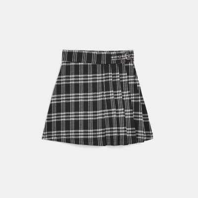 Checkered skirt river island sale