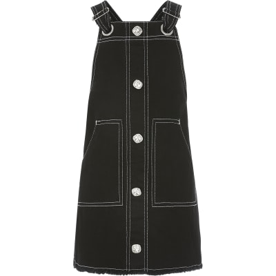 river island pinafore dress