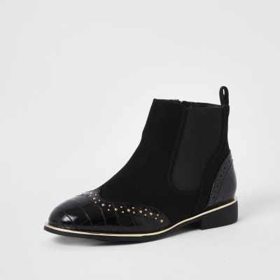 river island studded boots
