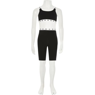 girls shorts and tights set