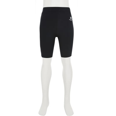 girls black cycling shorts