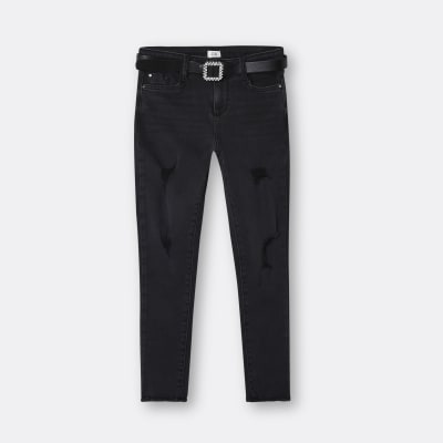 girl black jeans for sale