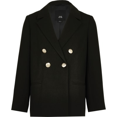 river island black blazer