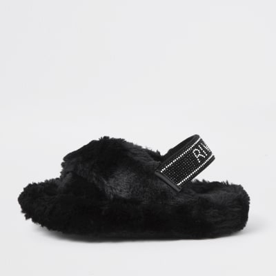 river island girls slippers