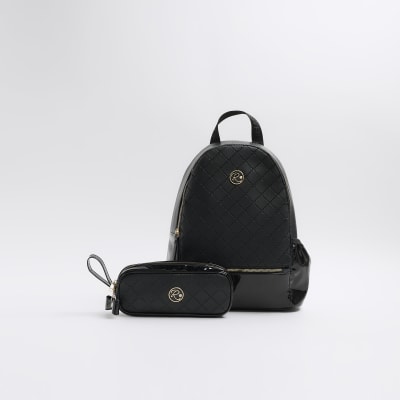 River island leather backpack sale