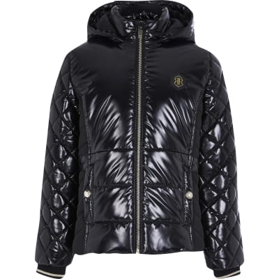 girls hooded puffer