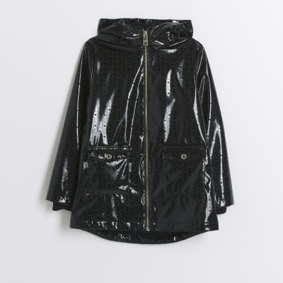 River island girls raincoat online