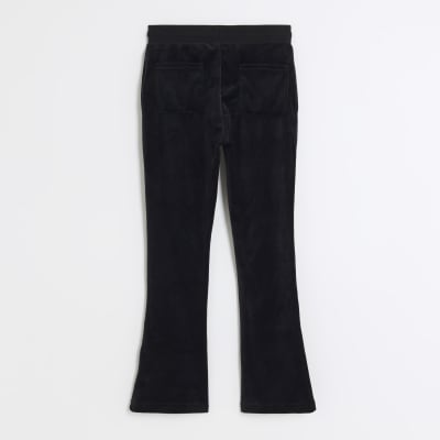 Girls black best sale bootcut jeans