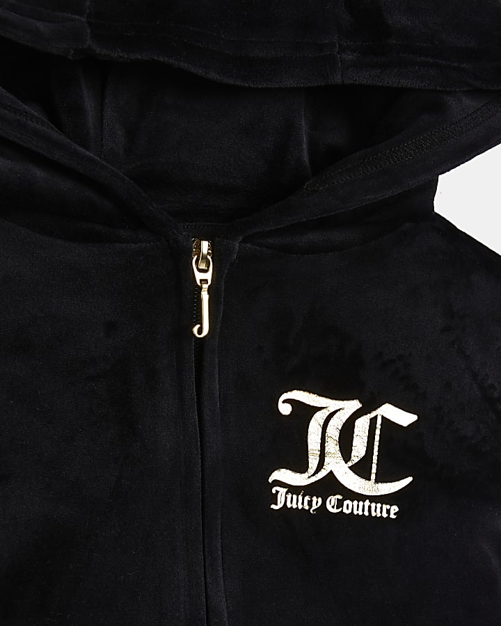 Girls black Juicy Couture hoodie